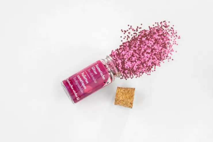 Éclairée Bionedbrydelig Glitter – Metallisk Pink (M)
